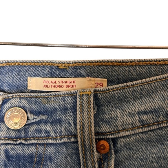 Levi's Women's Ribcage Straight Ankle Jeans- Size 29 - Picture 10 of 15